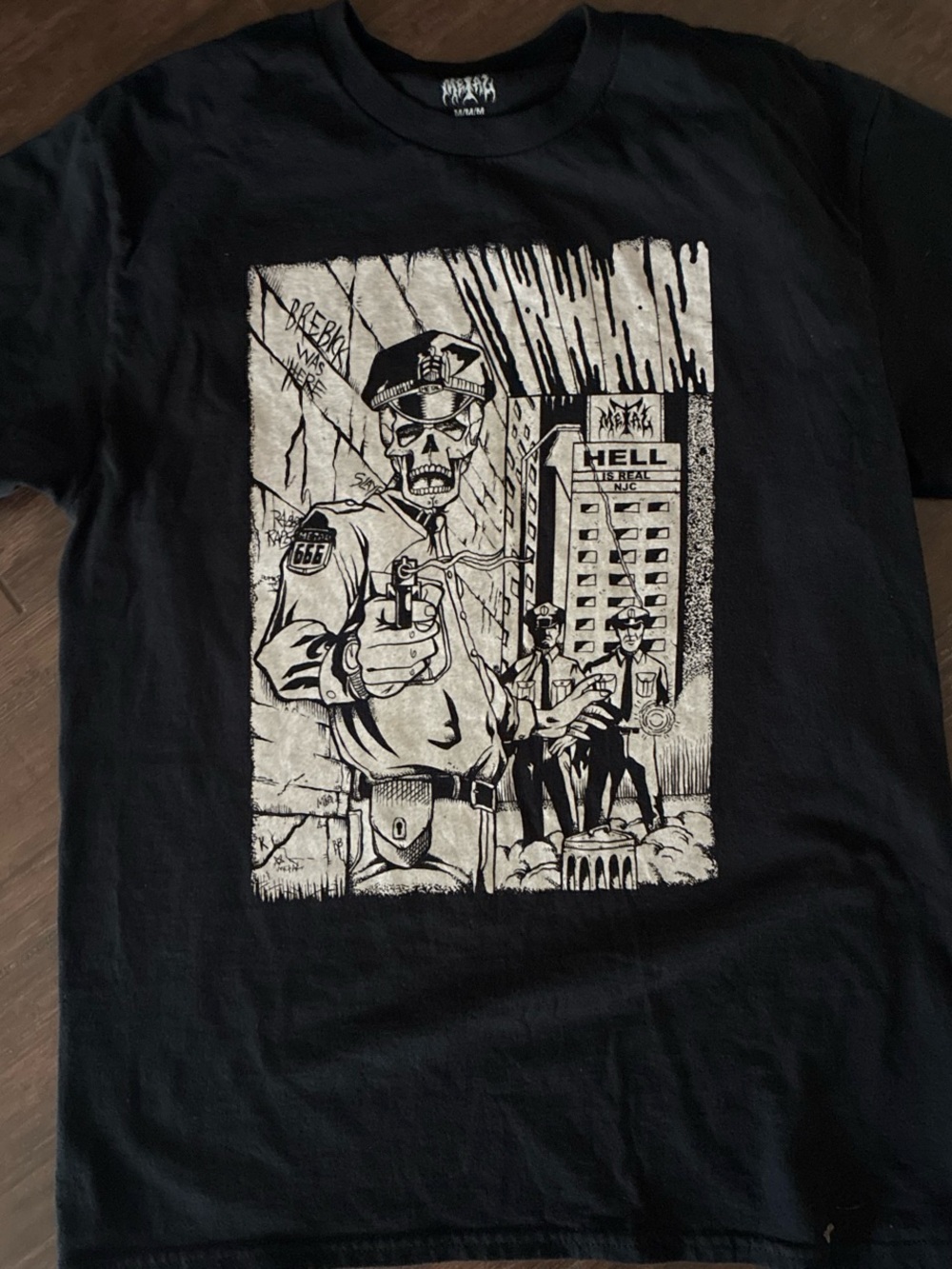 Worn 1x, Hell is Real Tshirt. Men’s size medium (fits like a small).